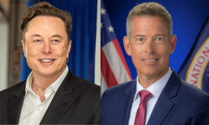 Elon Musk and Sean Duffy