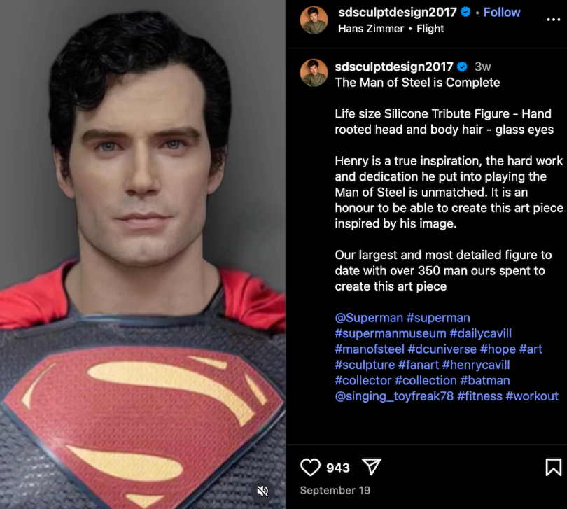 Was This Life-Sized Henry Cavill Doll Too Hot For Instagram? DNA Was This Life-Sized Henry Cavill Doll Too Hot For Instagram? DNA
