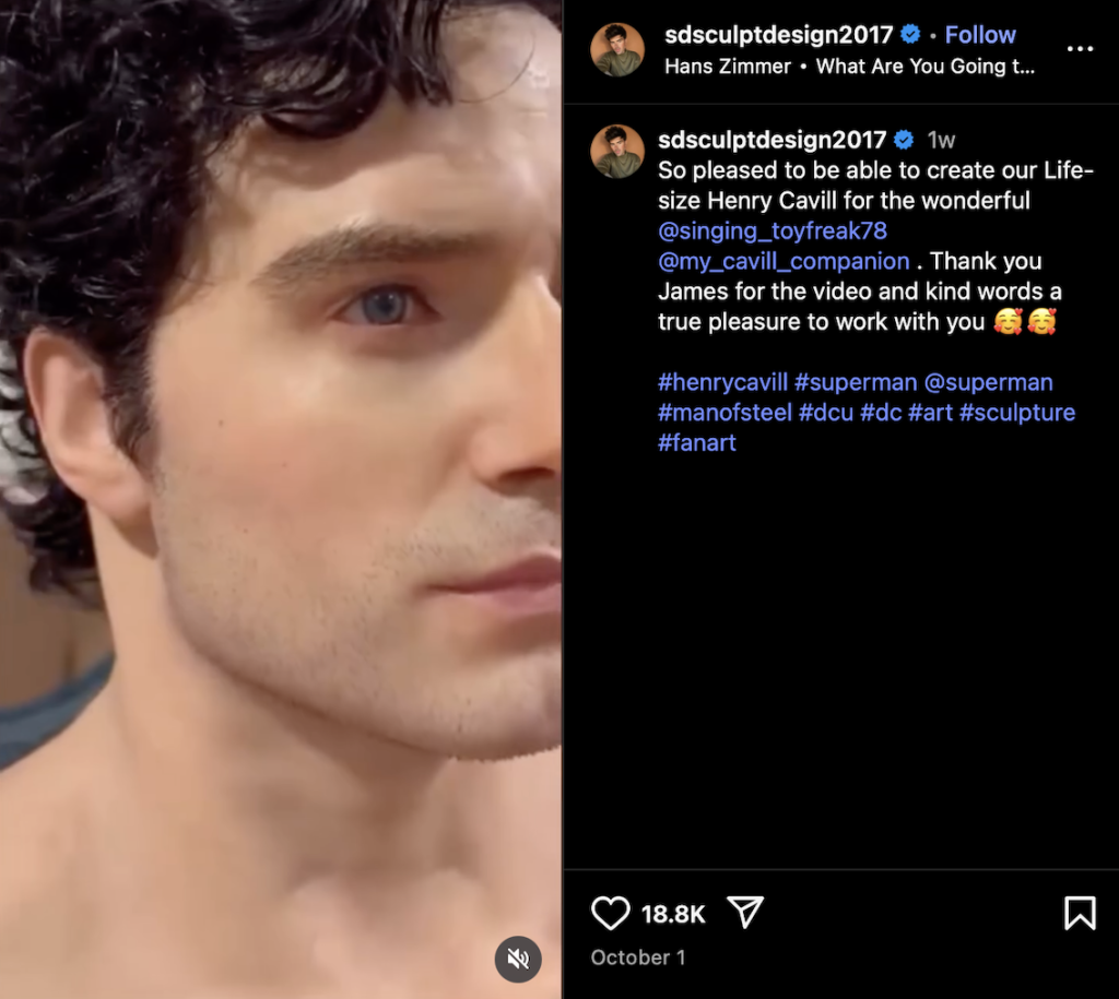 Was This Life-Sized Henry Cavill Doll Too Hot For Instagram? DNA Was This Life-Sized Henry Cavill Doll Too Hot For Instagram? DNA