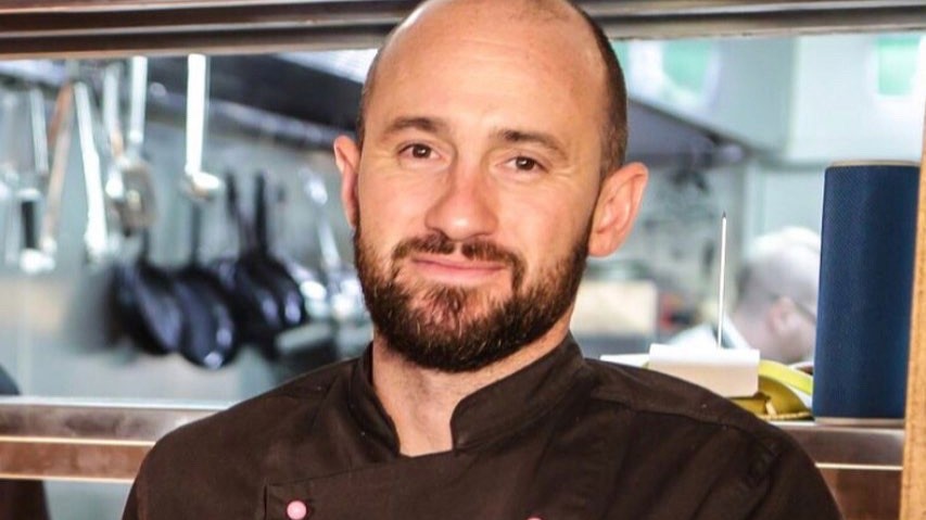 James Wright working as a chef