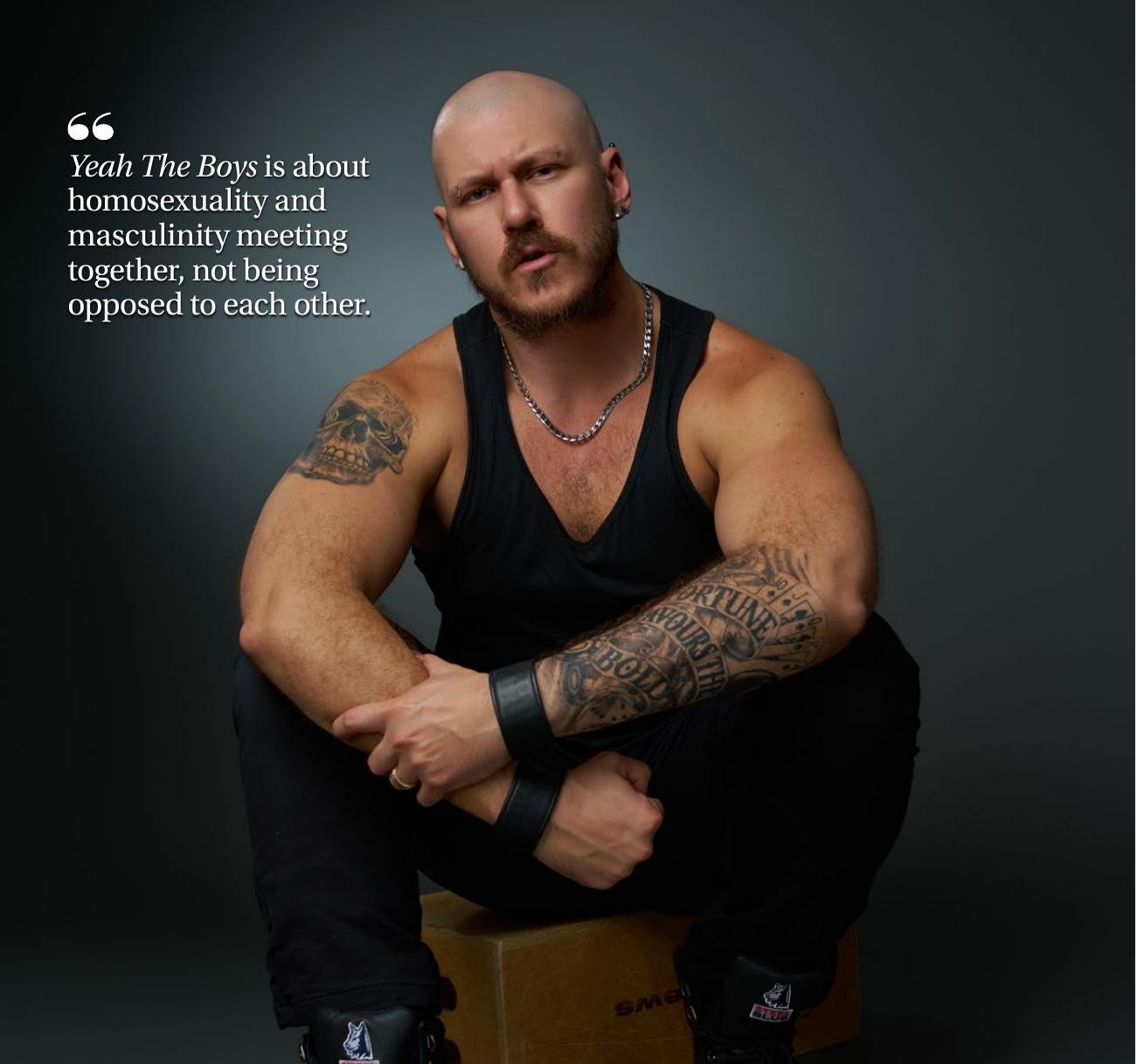 Holden Sheppard poses for DNA Magazine. Photo: Mark Flower